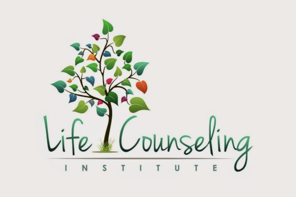 Life Counseling Institute logo featuring a colorful tree symbolizing growth, therapy, and mental health services in Park Ridge and Willowbrook, Illinois.